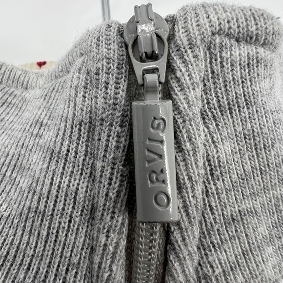 Orvis Gray Sandy Point 1/4 Zip Pullover Shirt Size Small Women's - Picture 3 of 11